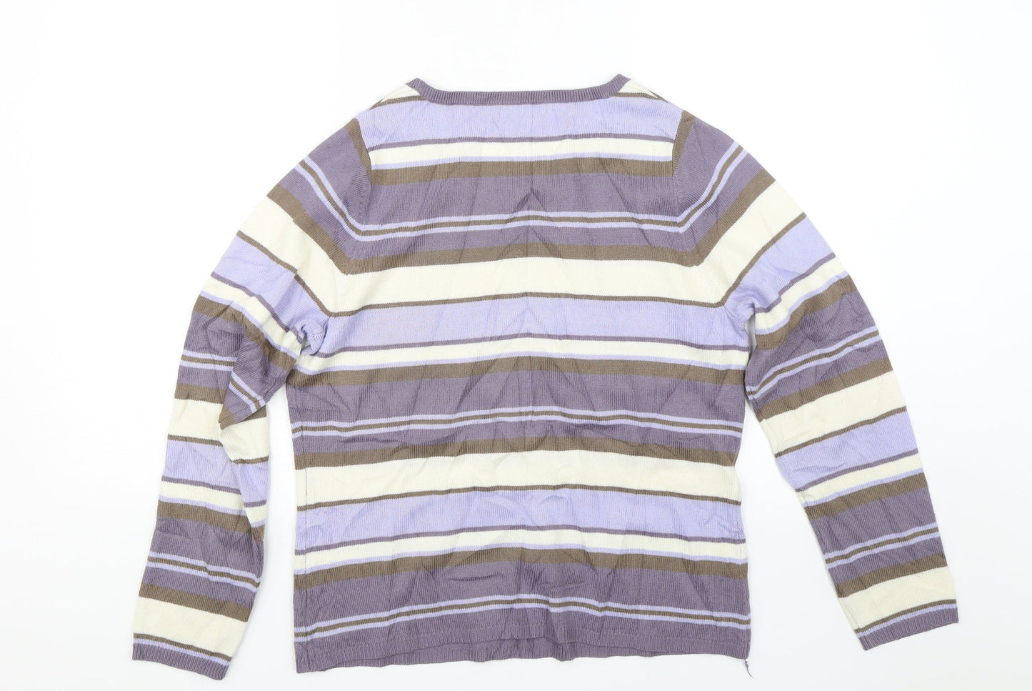 Womens UK Size 14 Matalan Multicoloured Pullover Jumper