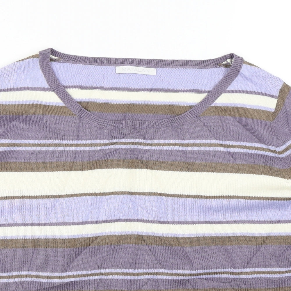 Womens UK Size 14 Matalan Multicoloured Pullover Jumper
