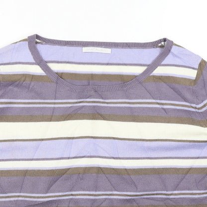 Womens UK Size 14 Matalan Multicoloured Pullover Jumper