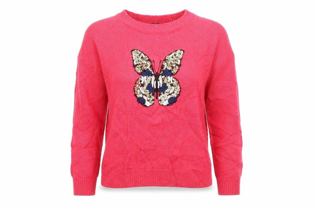 Womens UK Size M George Pink Pullover Jumper