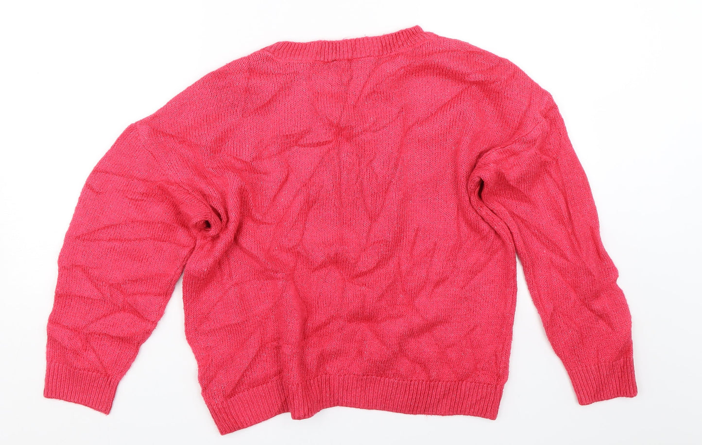George Womens Pink  Knit Pullover Jumper Size M  - BUTTERFLY