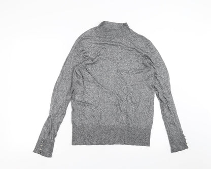 F&F Womens Grey  Knit Pullover Jumper Size 12