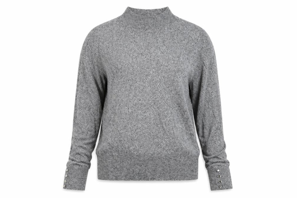 Womens UK Size 12 F&F Grey Pullover Jumper