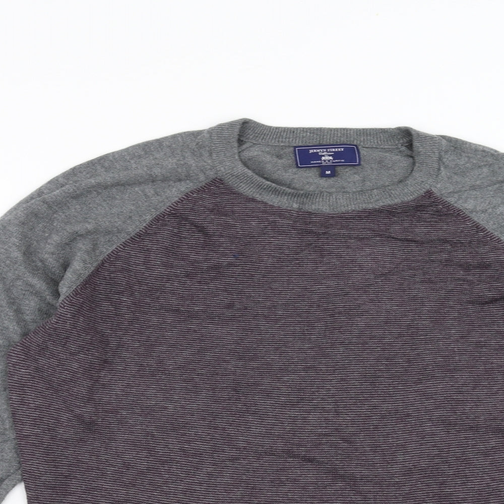 Jermyn Street Mens Grey  Knit Pullover Jumper Size M