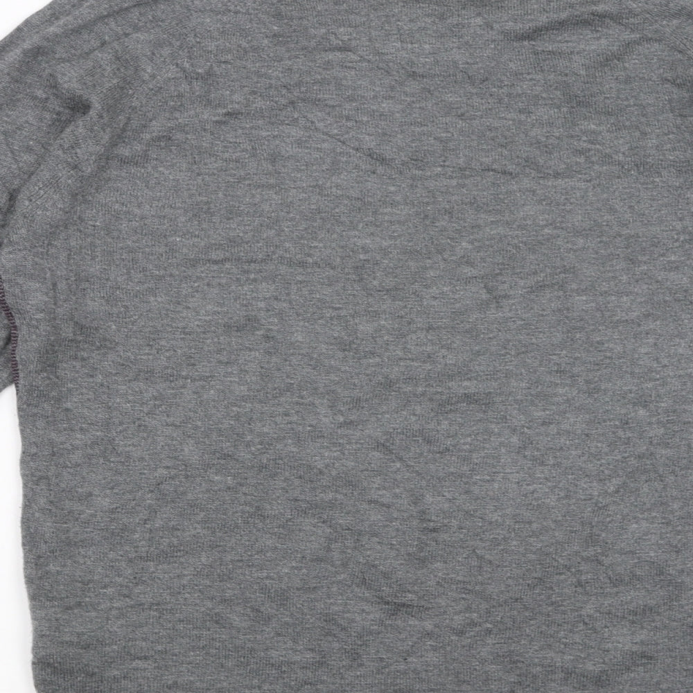 Jermyn Street Mens Grey  Knit Pullover Jumper Size M