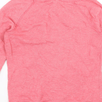 Womens UK Size XS Mossimo Pink Pullover Jumper