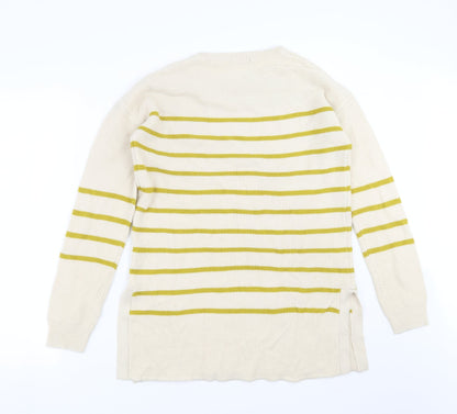 Womens UK Size 12 Sainsburys Beige Pullover Jumper