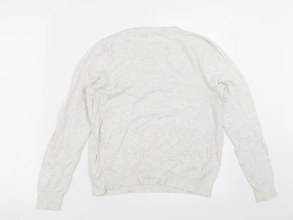 Womens UK Size 14 Marks and Spencer Beige Pullover Jumper