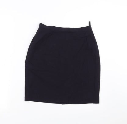 Marks and Spencer Womens Blue   Straight & Pencil Skirt Size 26