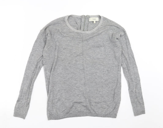 Womens UK Size 6 NEXT Grey Pullover Jumper