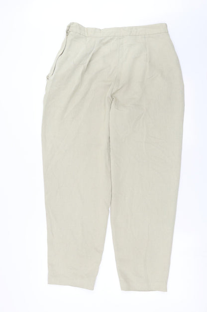 Womens UK Size 16 BHS Regular Fit  Beige Trousers