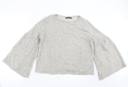Womens UK Size 14 Marks and Spencer Beige Pullover Jumper