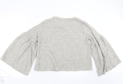 Womens UK Size 14 Marks and Spencer Beige Pullover Jumper