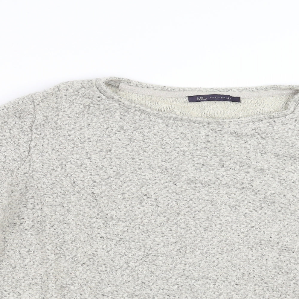 Womens UK Size 14 Marks and Spencer Beige Pullover Jumper