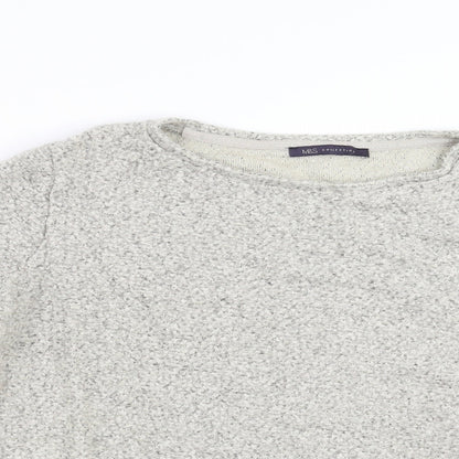Womens UK Size 14 Marks and Spencer Beige Pullover Jumper