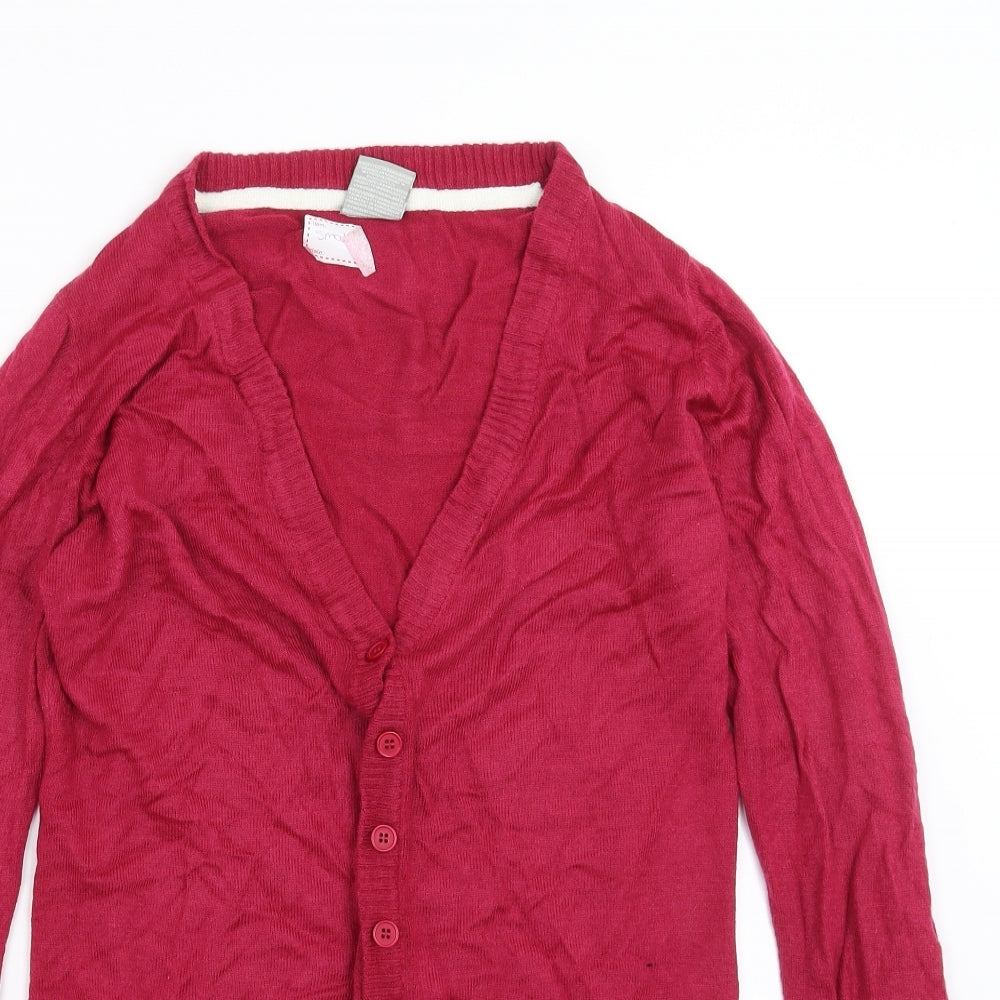 Tresspass Womens Purple  Knit Cardigan Jumper Size S