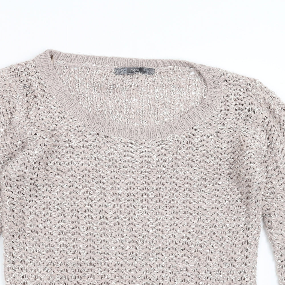 Womens UK Size L NEXT Grey Pullover Jumper