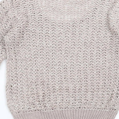 Womens UK Size L NEXT Grey Pullover Jumper