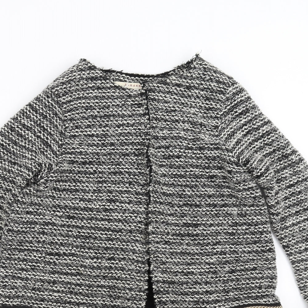 Womens UK Size S Zara Black Jacket