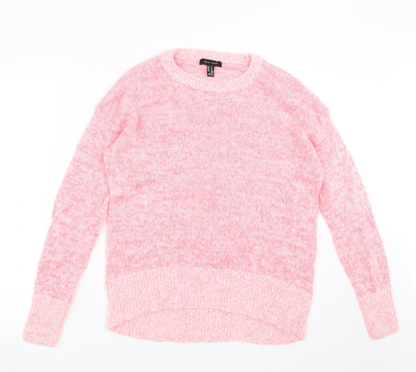Womens UK Size S New Look Pink Pullover Jumper