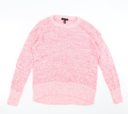 Womens UK Size S New Look Pink Pullover Jumper