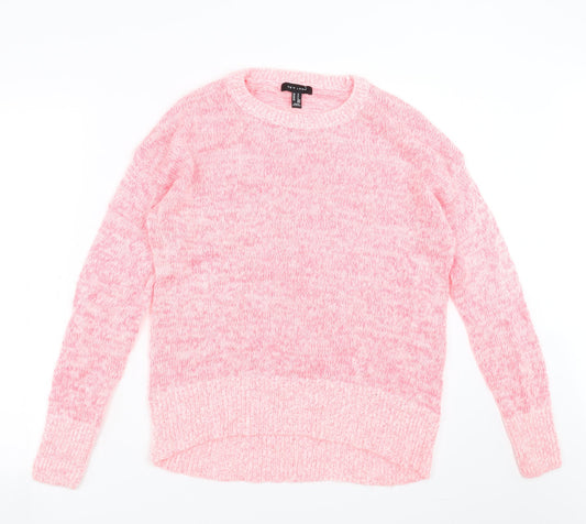 Womens UK Size S New Look Pink Pullover Jumper