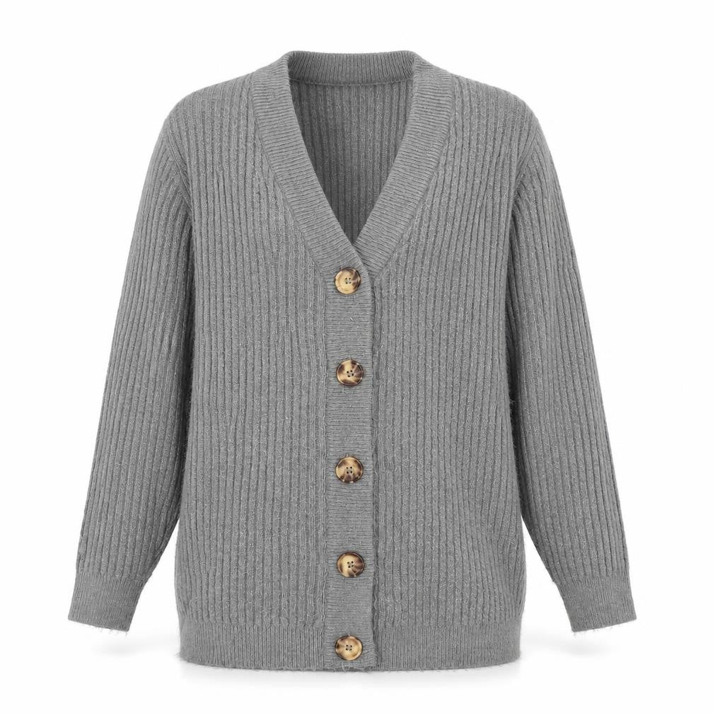 Womens UK Size M b.young Grey Cardigan Jumper
