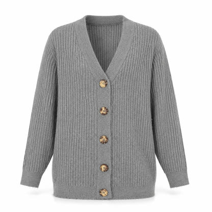 Womens UK Size M b.young Grey Cardigan Jumper