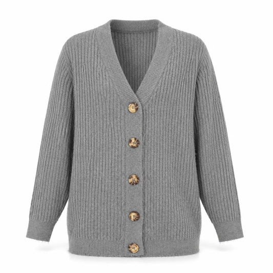 Womens UK Size M b.young Grey Cardigan Jumper