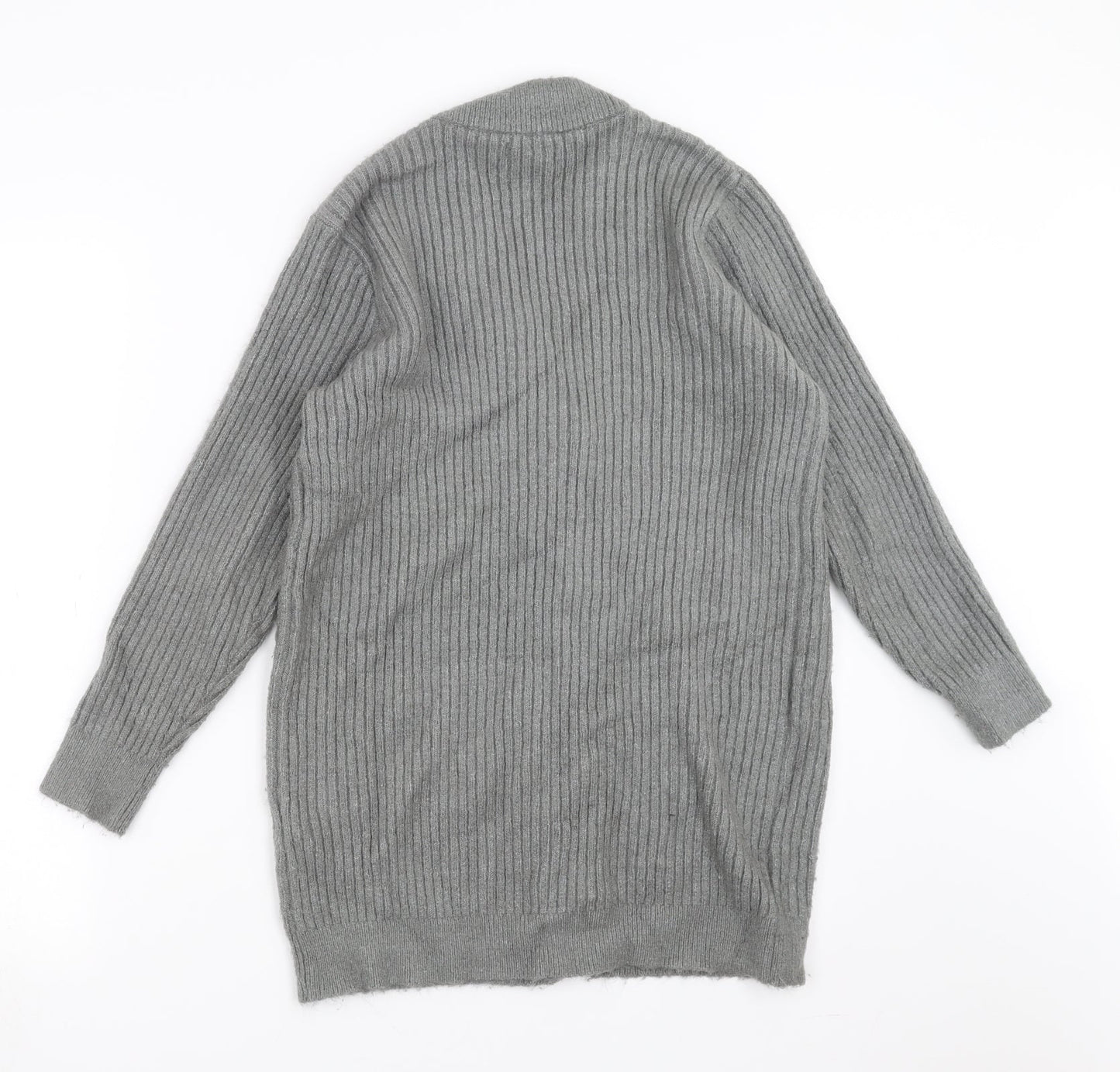 b.young Womens Grey   Cardigan Jumper Size M