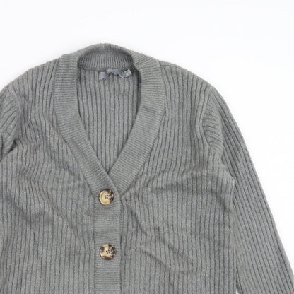 b.young Womens Grey   Cardigan Jumper Size M