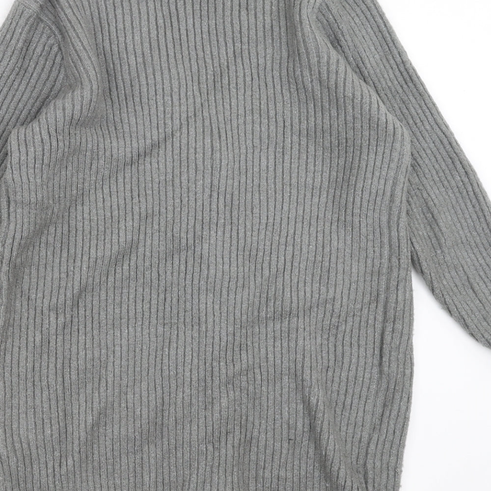 b.young Womens Grey   Cardigan Jumper Size M