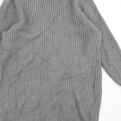 b.young Womens Grey   Cardigan Jumper Size M
