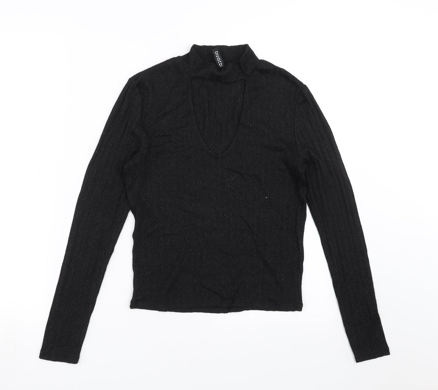 Divided by H&M Womens Black   Basic Blouse Size S
