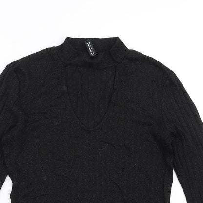 Divided by H&M Womens Black   Basic Blouse Size S