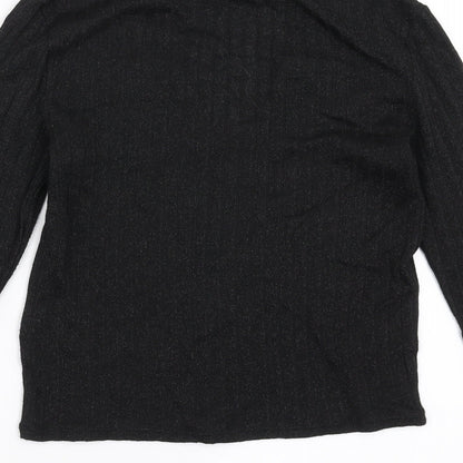 Divided by H&M Womens Black   Basic Blouse Size S