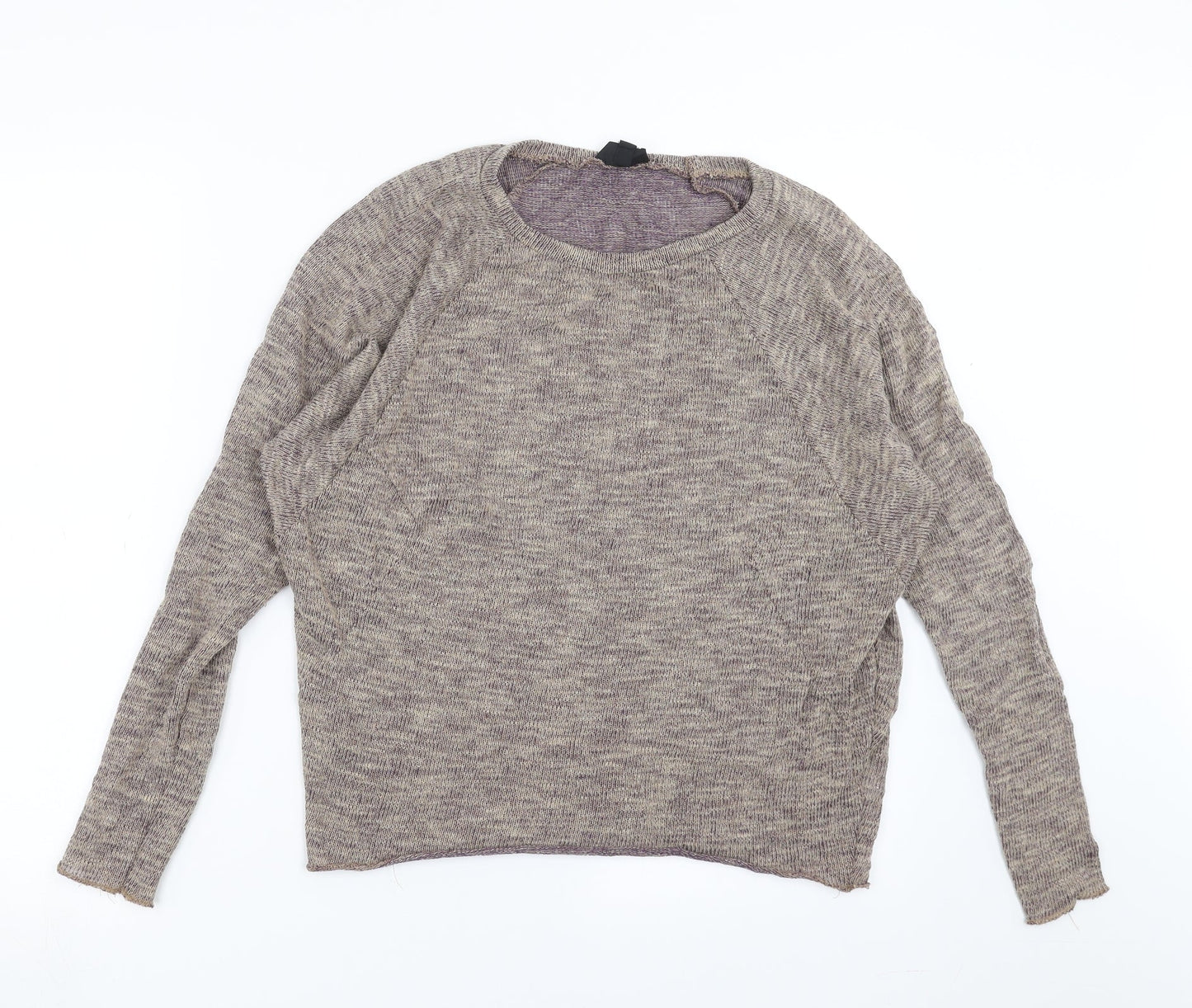 Womens UK Size 10 Topshop Beige Pullover Jumper