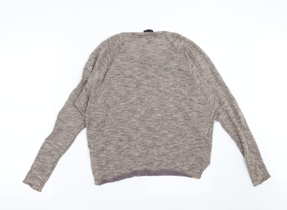 Womens UK Size 10 Topshop Beige Pullover Jumper