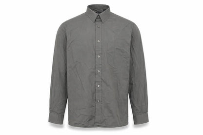Mens UK Size 15 Premier Grey  Button-Up Long Sleeve Casual Shirt