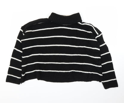 Womens UK Size S PRETTYLITTLETHING Black Pullover Jumper