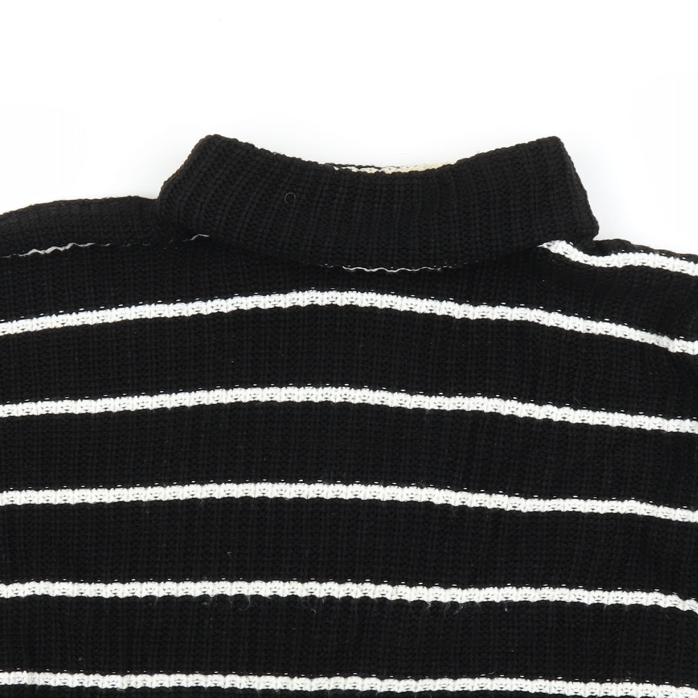 Womens UK Size S PRETTYLITTLETHING Black Pullover Jumper