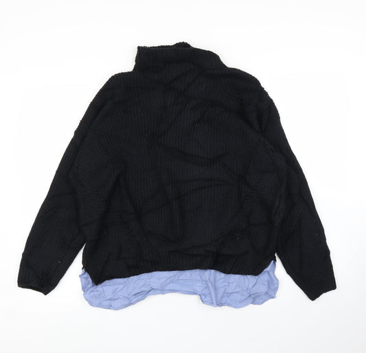 George Mens Black   Pullover Jumper Size M