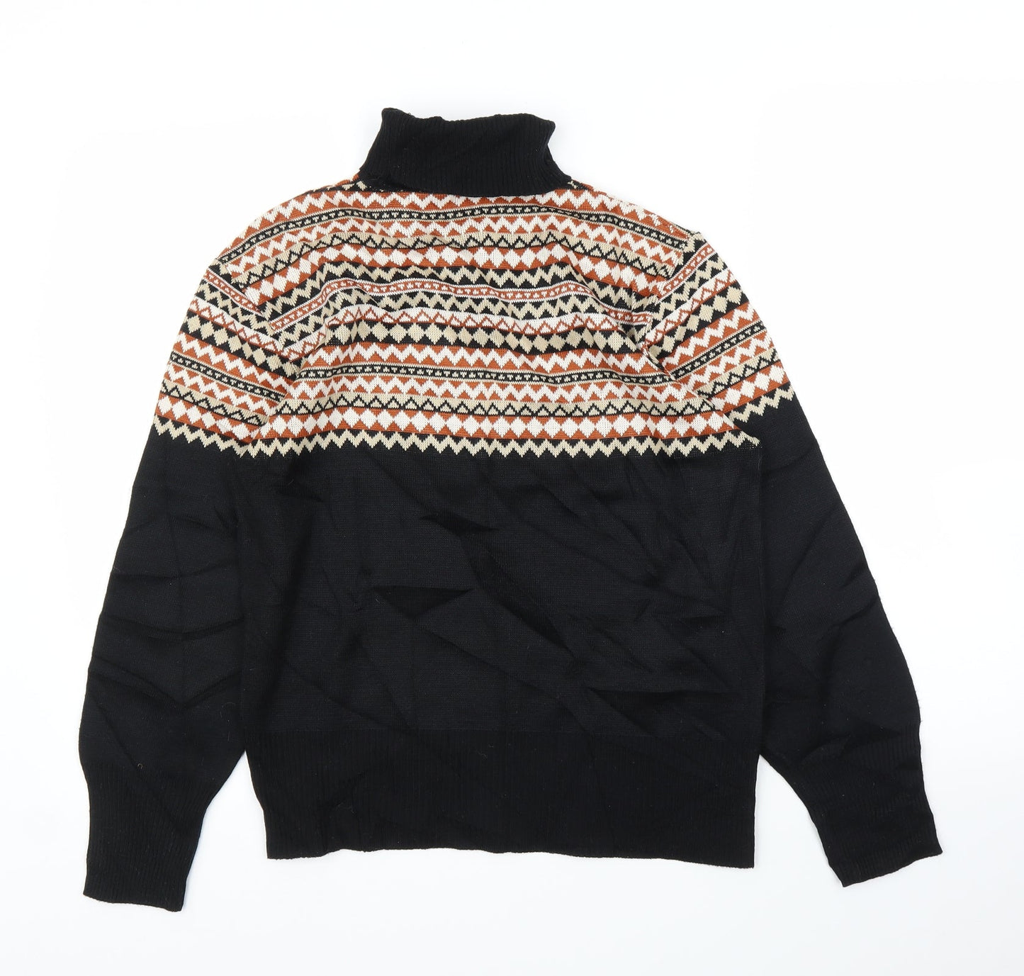 Womens UK Size L Preworn Black Pullover Jumper