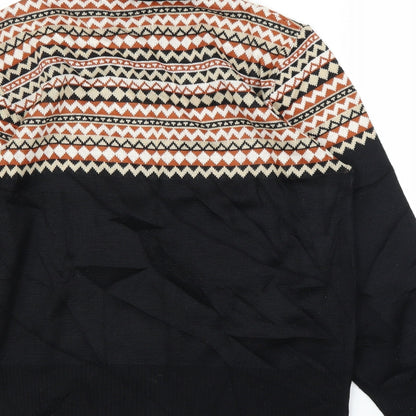 Womens UK Size L Preworn Black Pullover Jumper