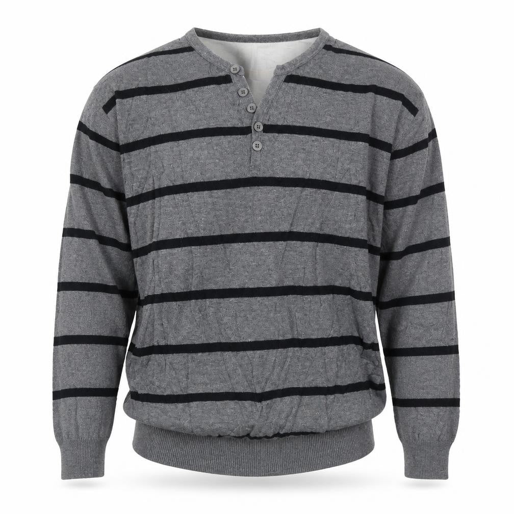 Mens UK Size L BHS Grey Pullover Jumper