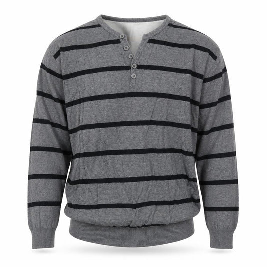 Mens UK Size L BHS Grey Pullover Jumper