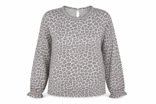 Womens UK Size M Promod Grey Basic Blouse