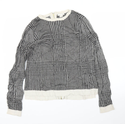 Womens UK Size L H&M Black Pullover Jumper