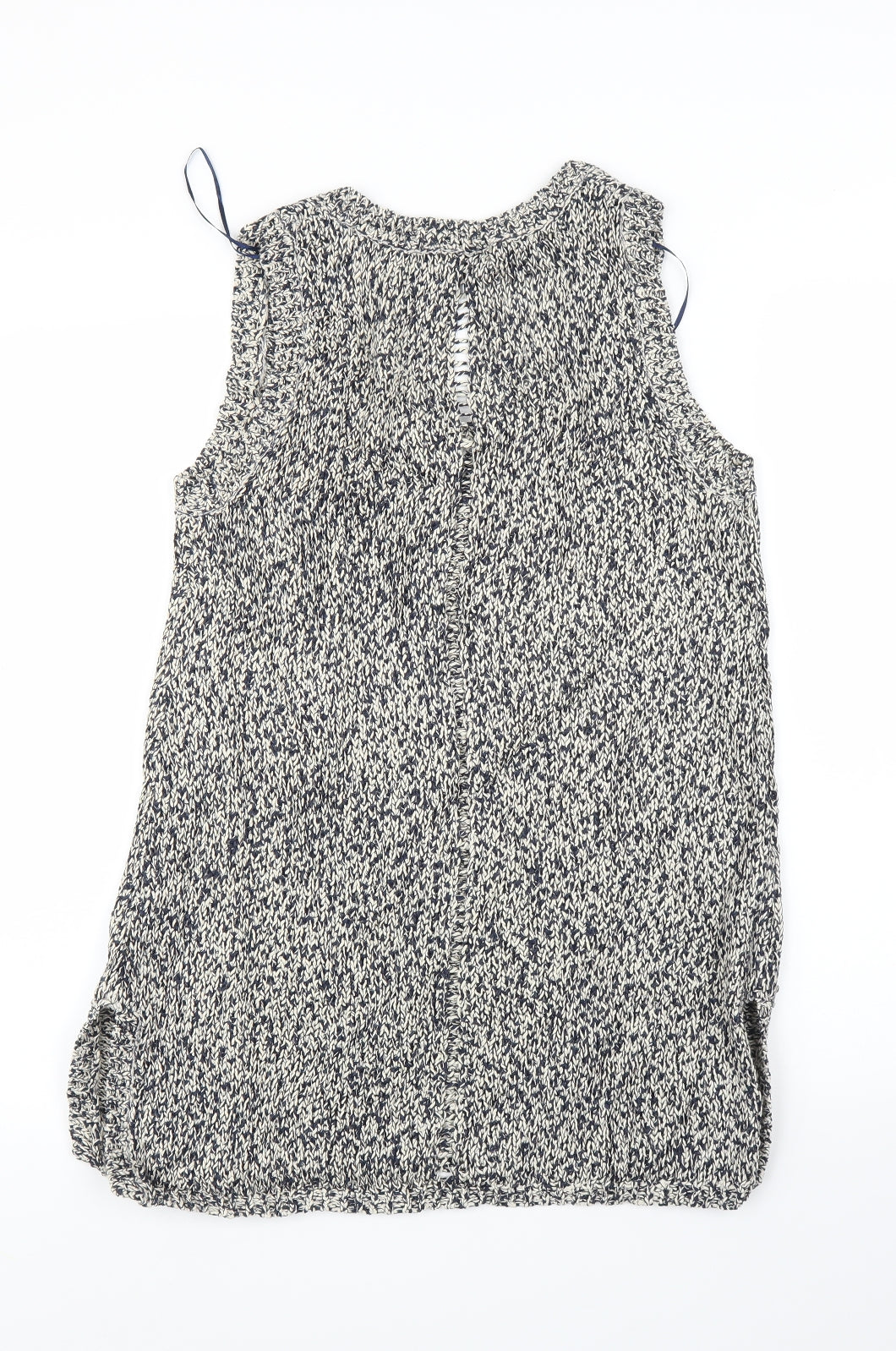 Womens UK Size 10 Topshop Grey Tunic Blouse