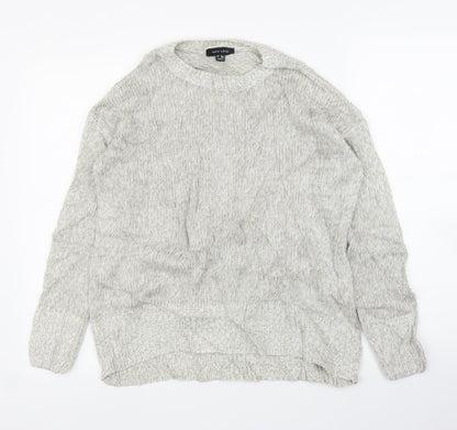Womens UK Size S New Look Grey Pullover Jumper